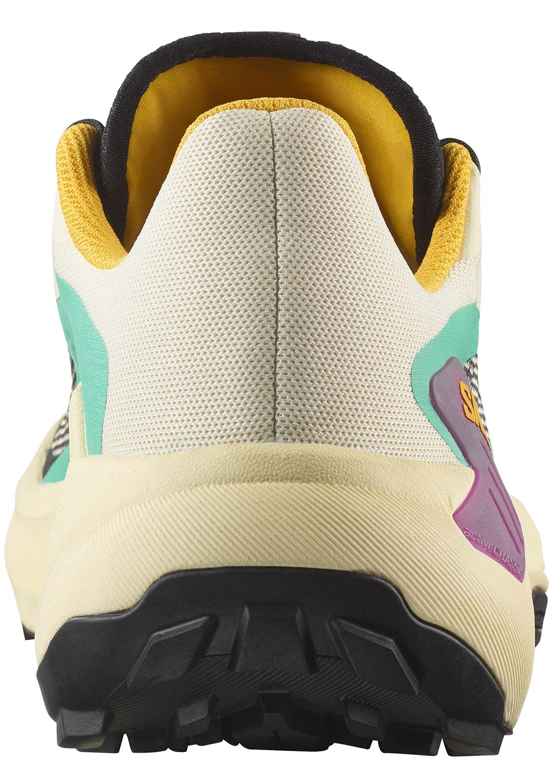 Salomon Women's Genesis Running Shoes Transparent Yellow/Black Willow