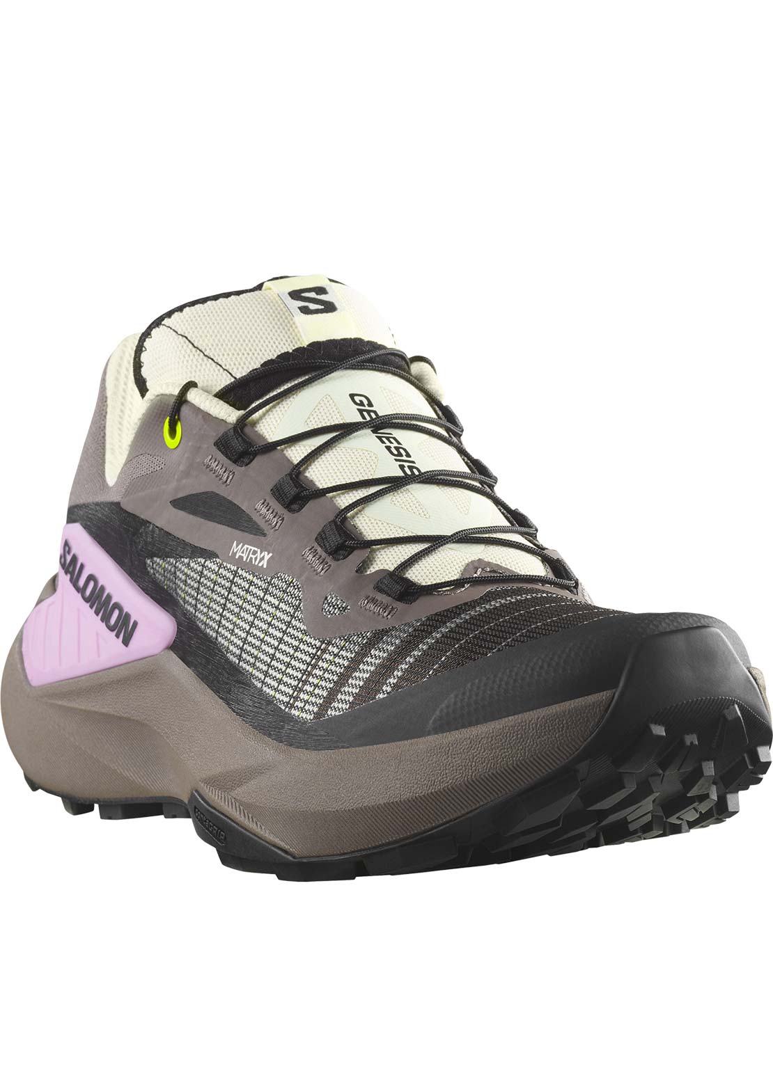 Salomon Women's Genesis Trail Running Shoes Iron/Vanilla Ice/Cyclamen