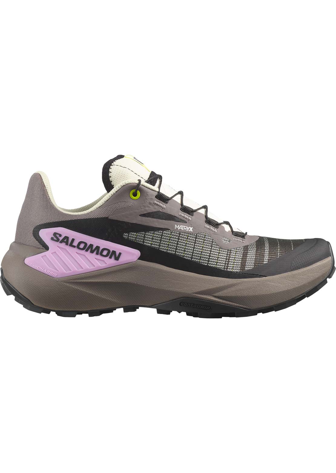 Salomon Women's Genesis Trail Running Shoes Iron/Vanilla Ice/Cyclamen