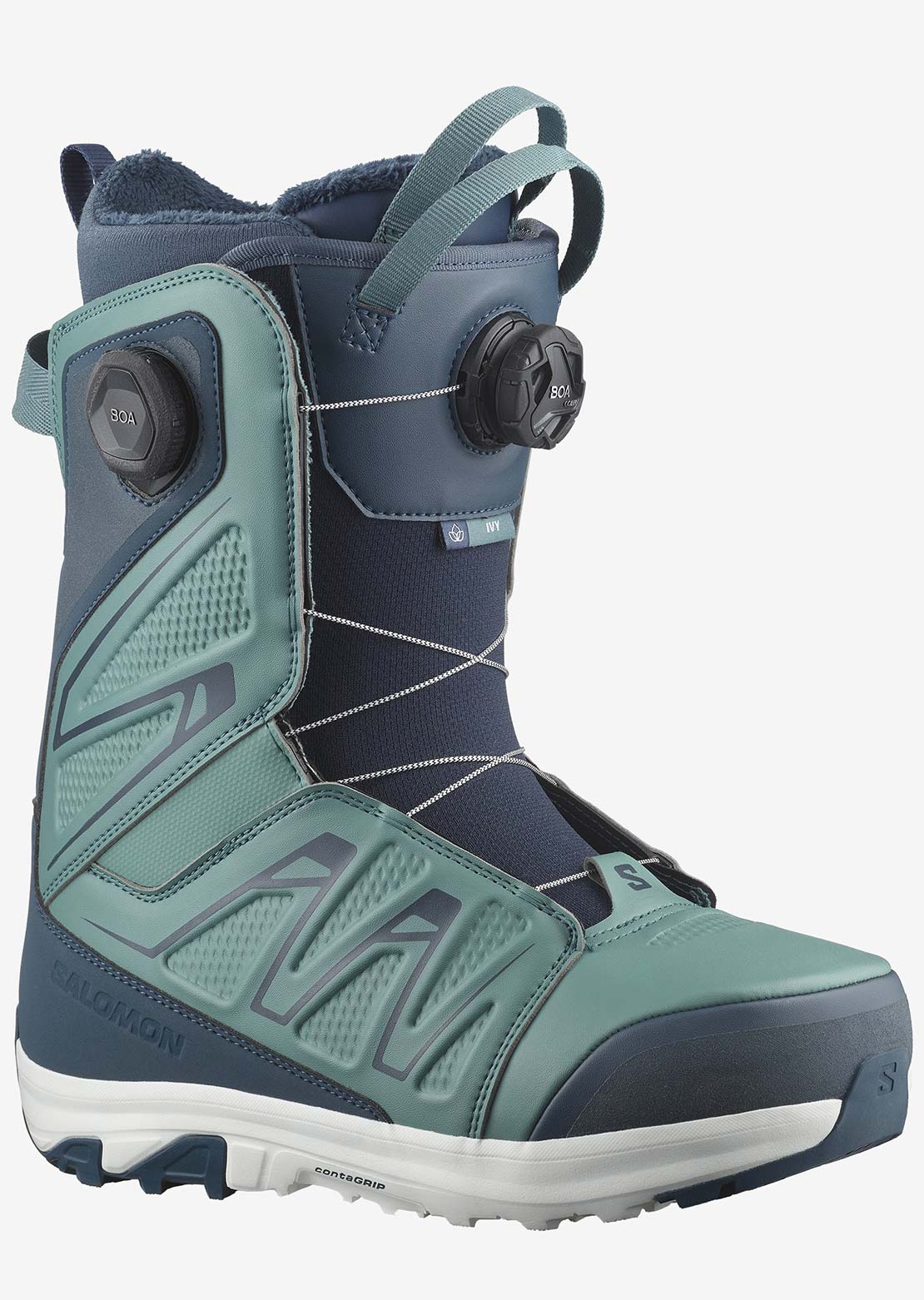 Salomon Women's Ivy SJ Boa Snowboard Boots Dark Ocean