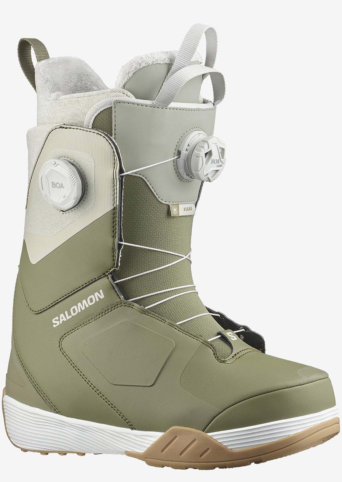 Salomon Women&#39;s Kiana Dual Boa Lichen Snowboard Boots Green