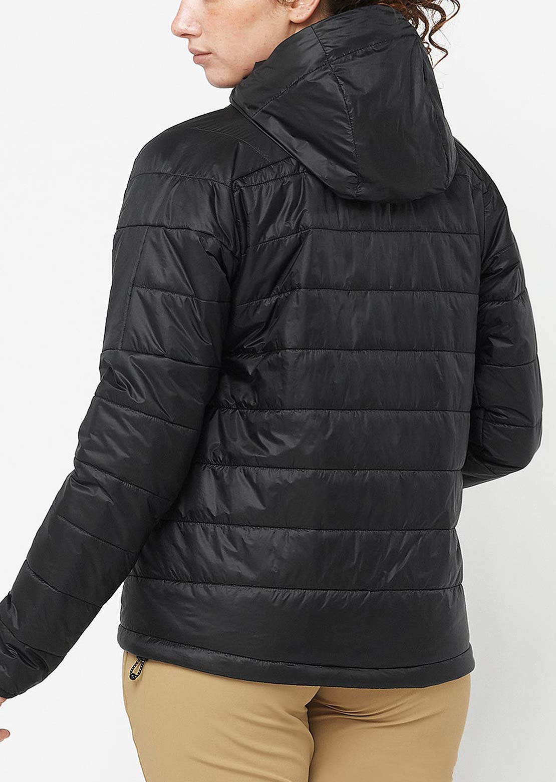 Salomon Women's Outline Hooded Jacket Deep Black