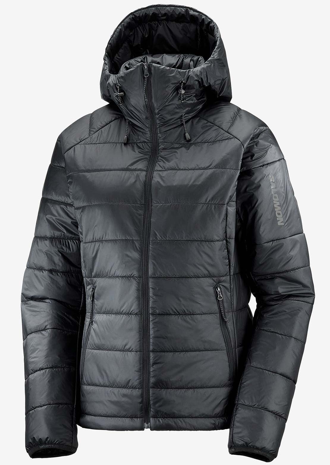 Salomon Women's Outline Hooded Jacket Deep Black