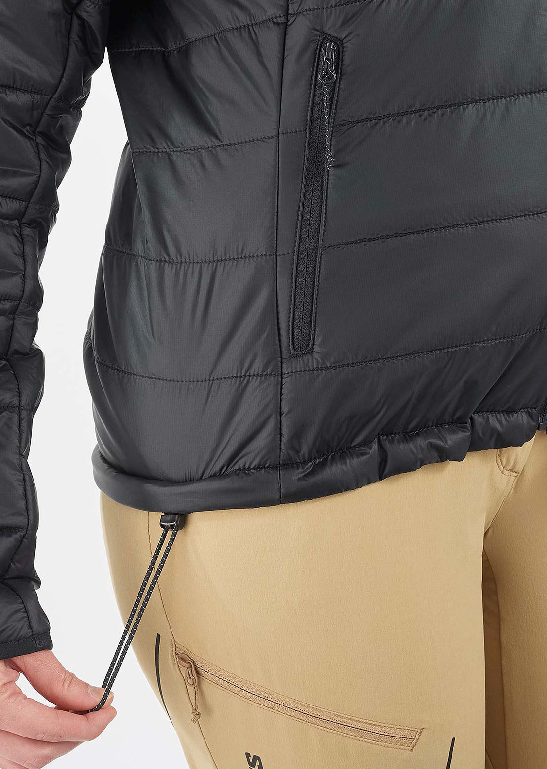 Salomon Women's Outline Hooded Jacket Deep Black