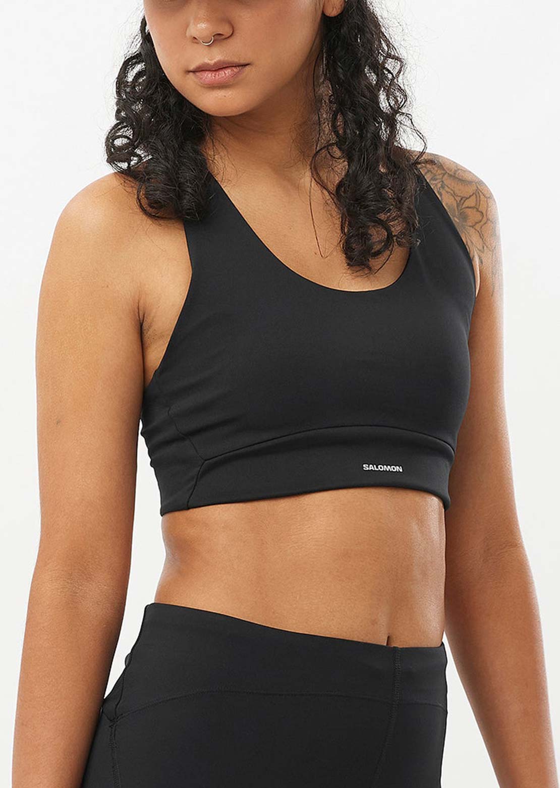 Salomon Women's Shakeout Core Sports Bra Deep Black