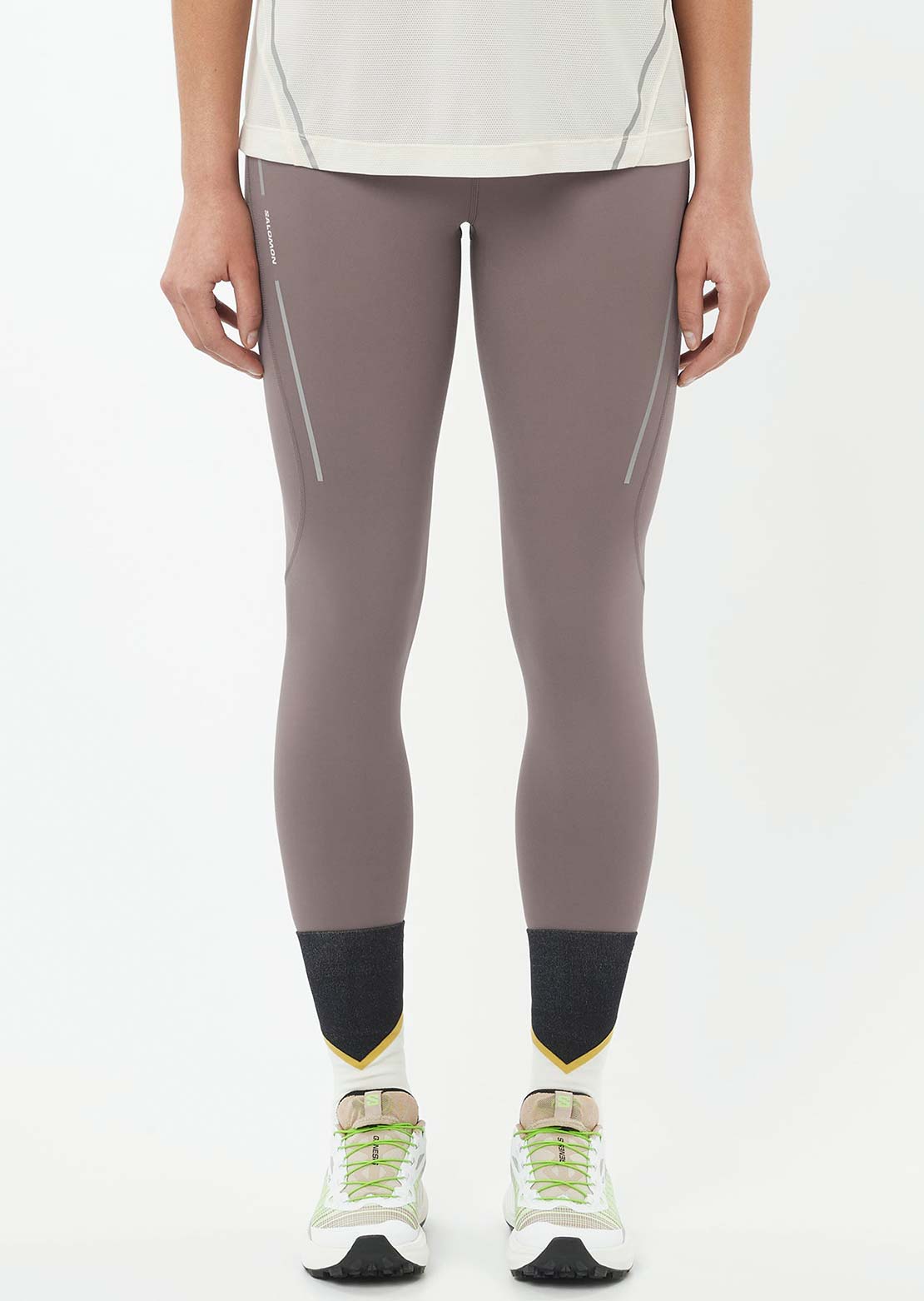 Salomon Women's Shakeout Core Stroller 28" Tights Iron