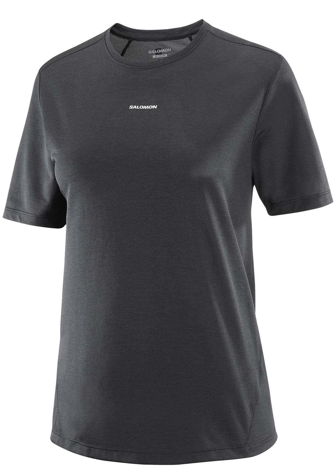 Salomon Women's Shakeout Core T-Shirt Deep Black