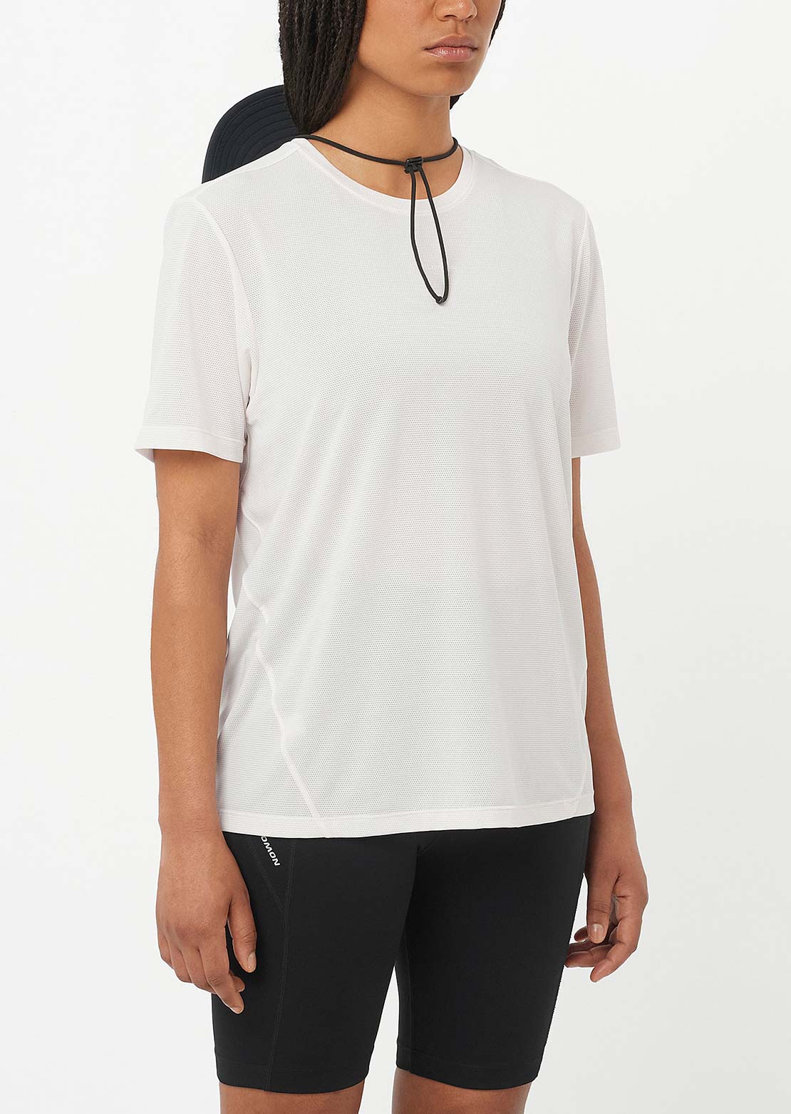 Salomon Women's Shakeout Core T-Shirt Whisper White