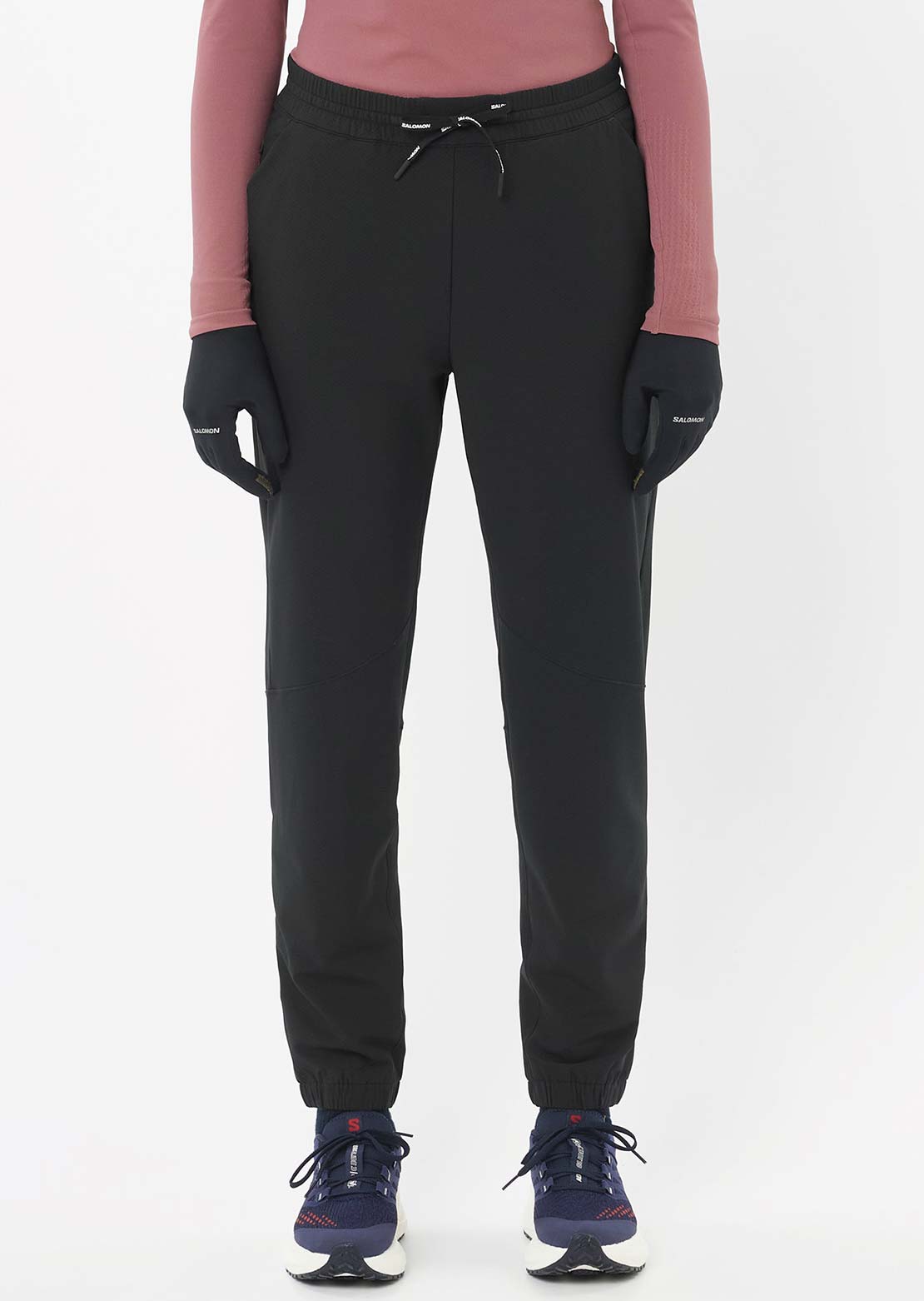 Salomon Women's Shakeout Hexaflow Pants Deep Black