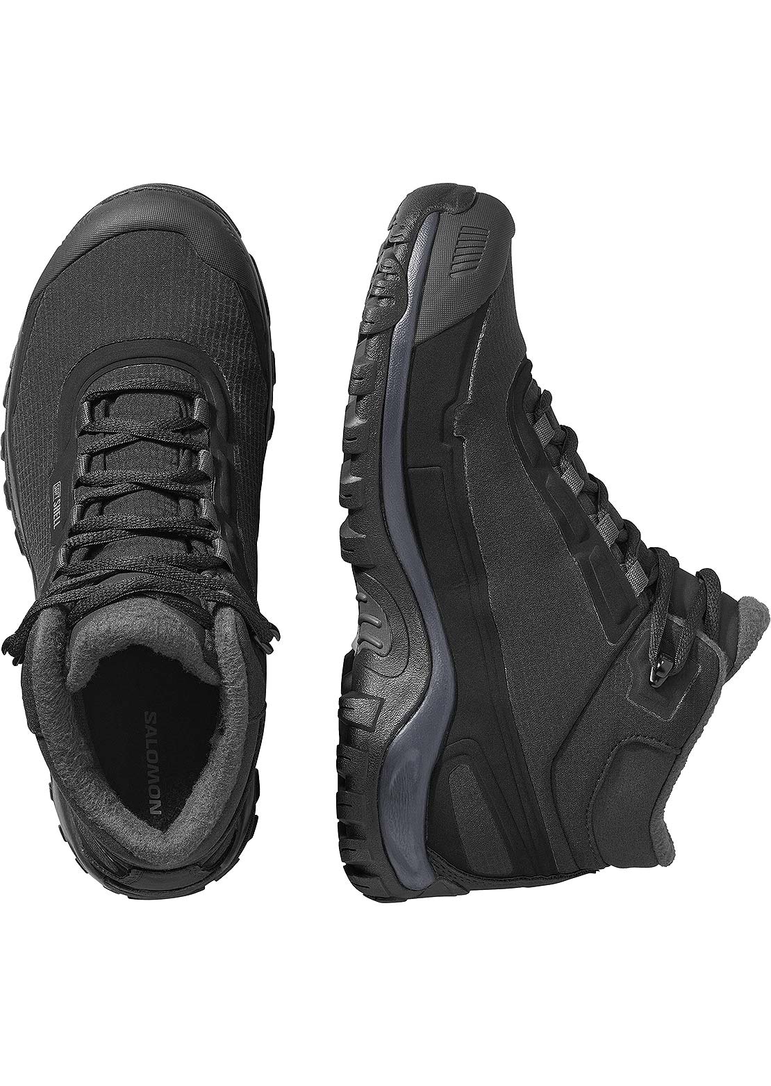 Salomon Women's Shelter Waterproof Boots Black/9 Iron/Excalibur