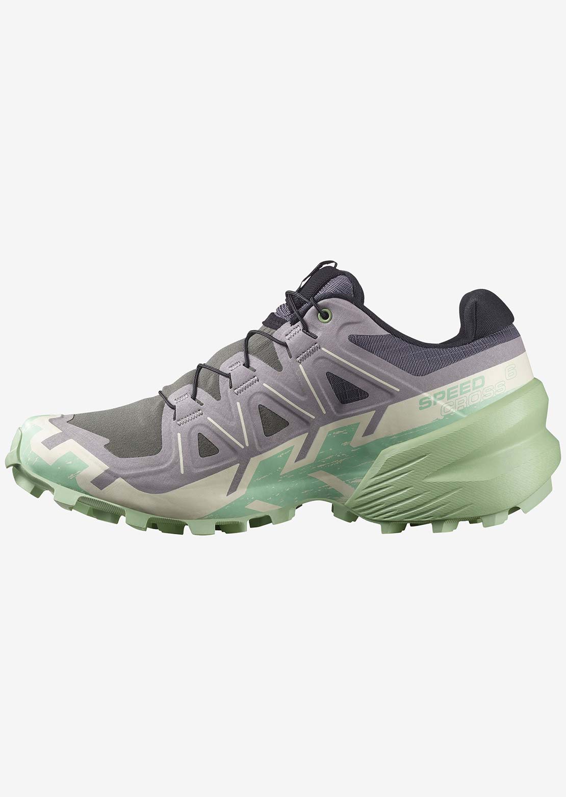 Salomon Women&#39;s Speedcross 6 Shoes Castlerock/Vanilla Ice/Smoke Green