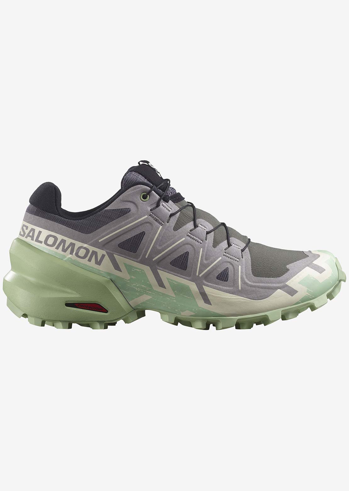 Salomon Women&#39;s Speedcross 6 Shoes Castlerock/Vanilla Ice/Smoke Green