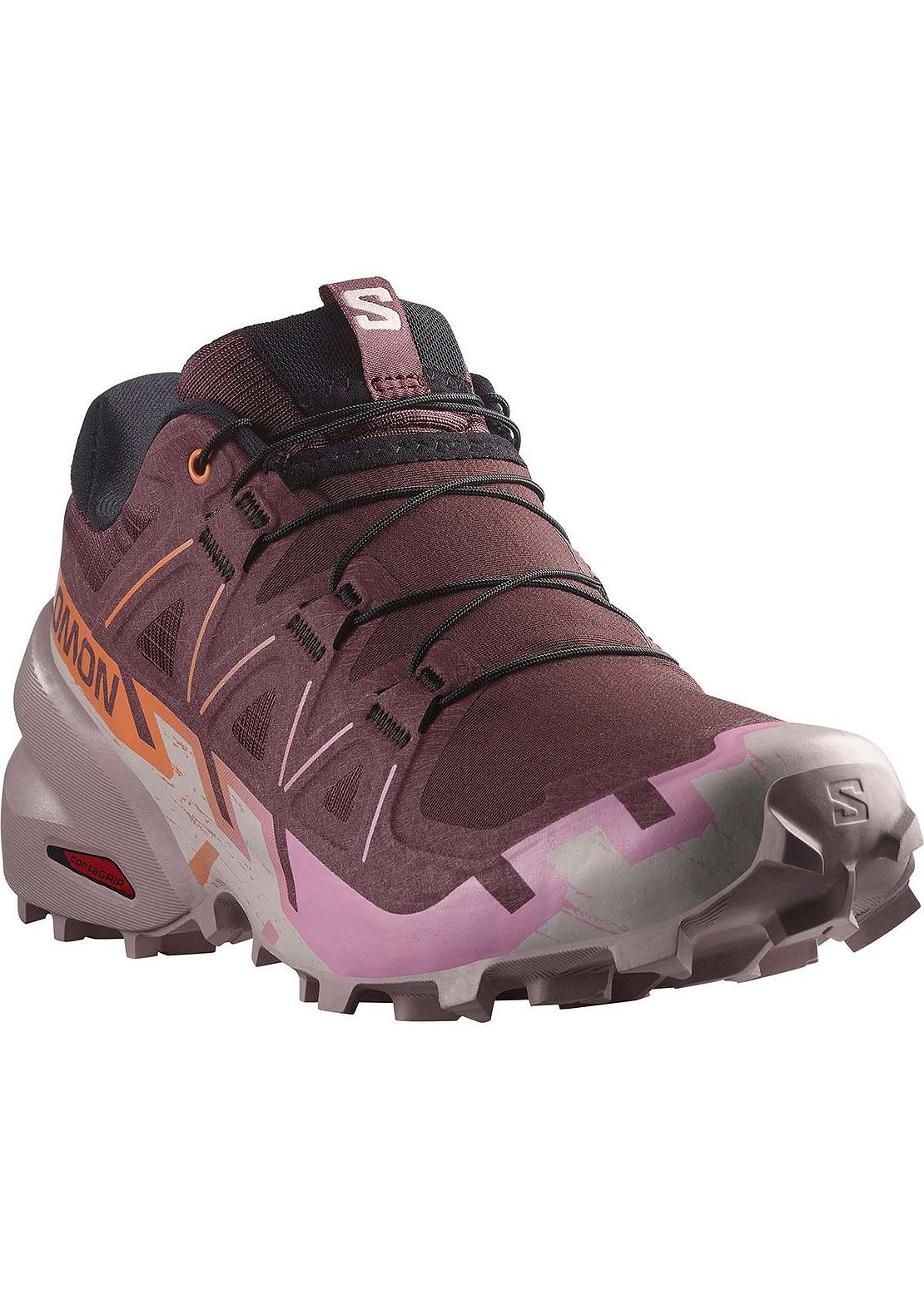 Salomon Women&#39;s Speedcross 6 Shoes Catawba Grape/Papaya/Deauville Mauve