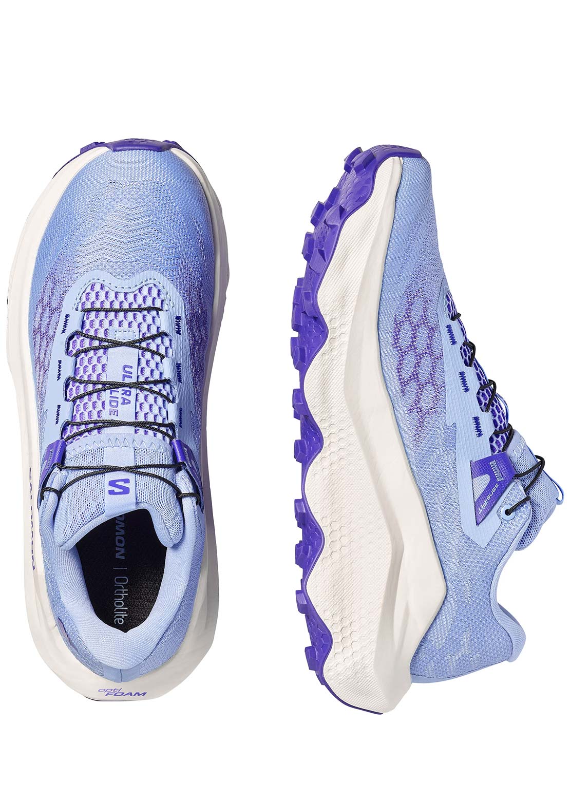 Salomon Women's Ultra Glide 4 Trail Running Shoes Brunnera Blue/Vanilla Ice/Deep Blue