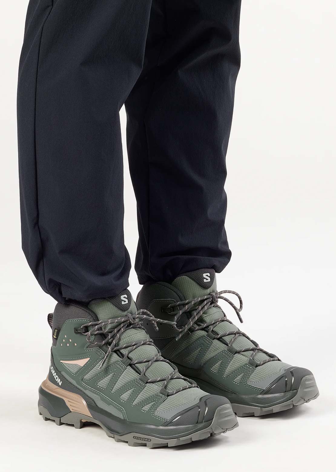 Salomon Women's X Ultra 360 Mid GTX Hiking Shoes Sedona Sage/Urban Chic/Etherea