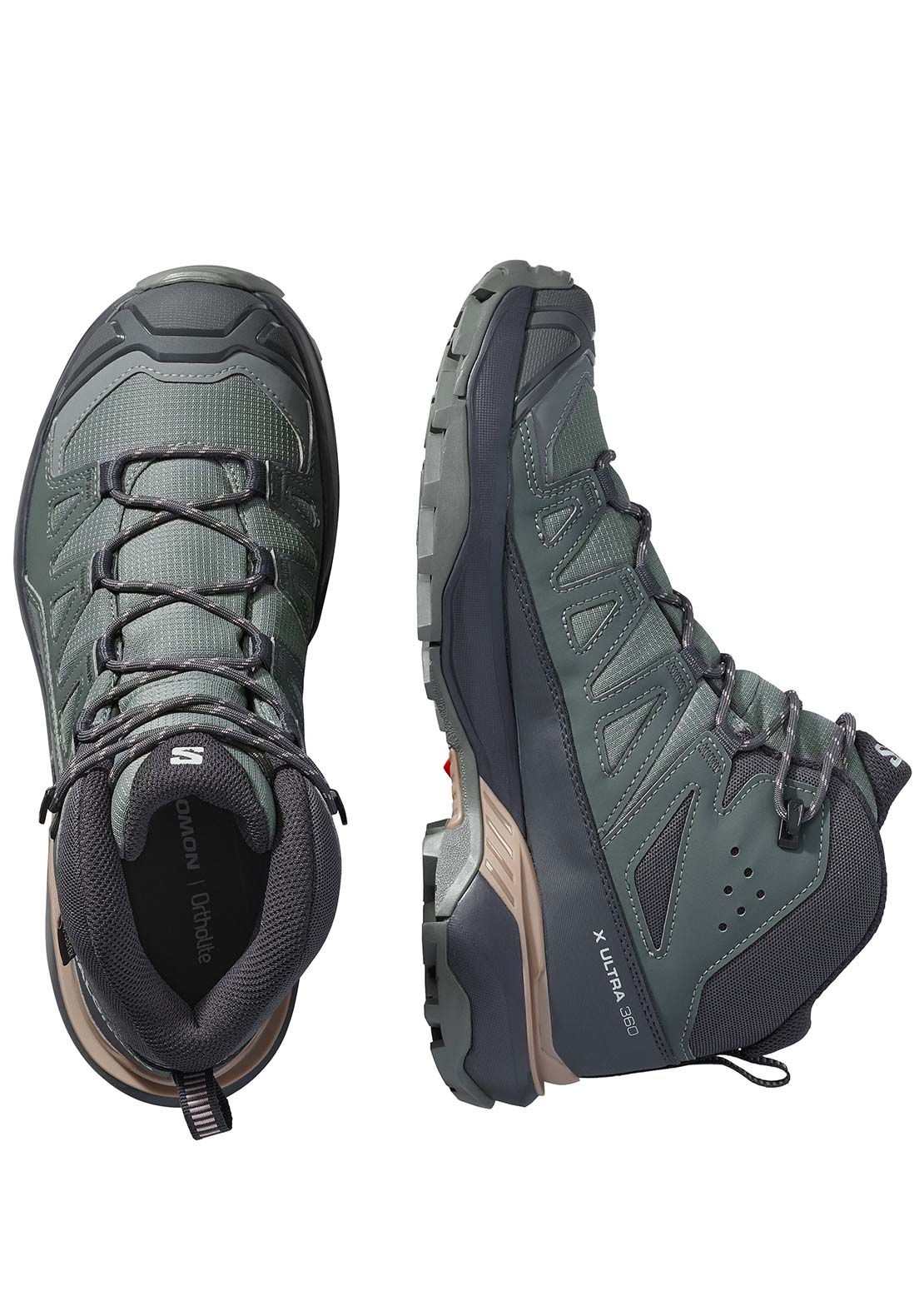 Salomon Women's X Ultra 360 Mid GTX Hiking Shoes Sedona Sage/Urban Chic/Etherea