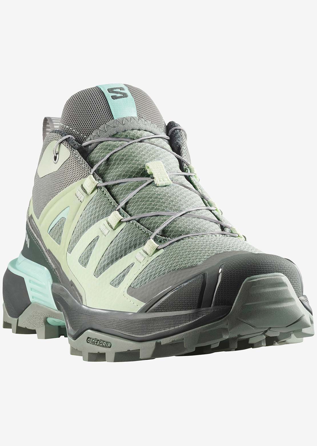 Salomon Women&#39;s X Ultra 360 Shoes Green Milieu/Urban Chic/Clearly Aqua