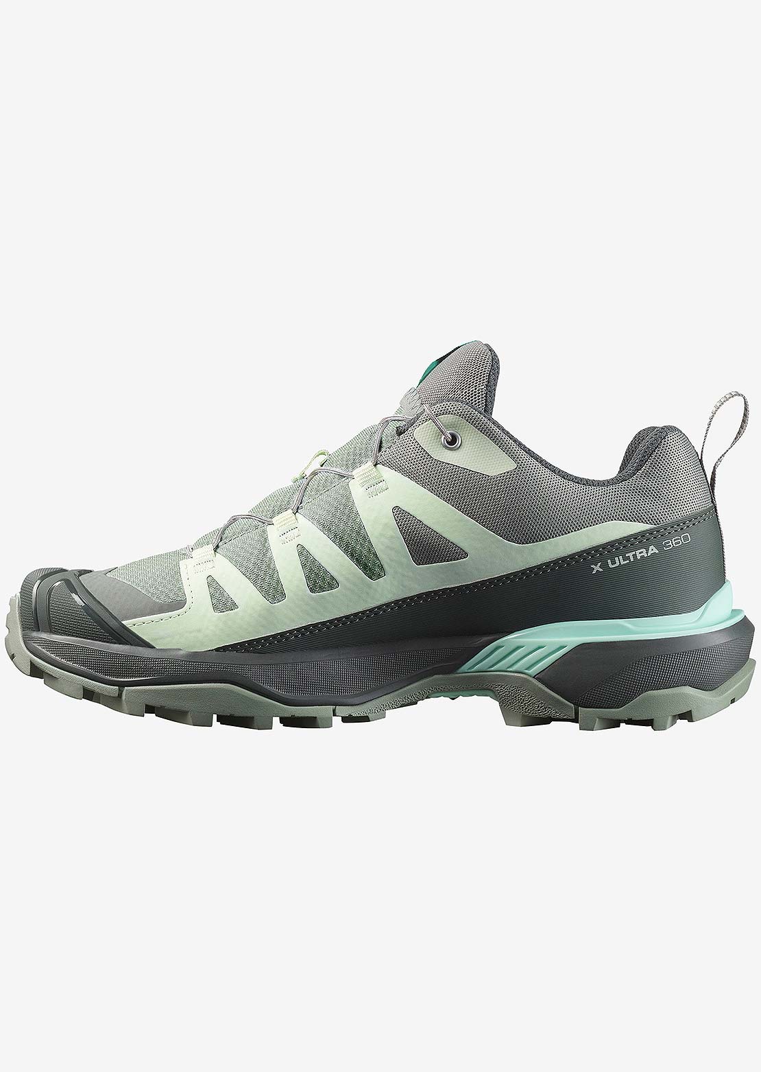 Salomon Women&#39;s X Ultra 360 Shoes Green Milieu/Urban Chic/Clearly Aqua