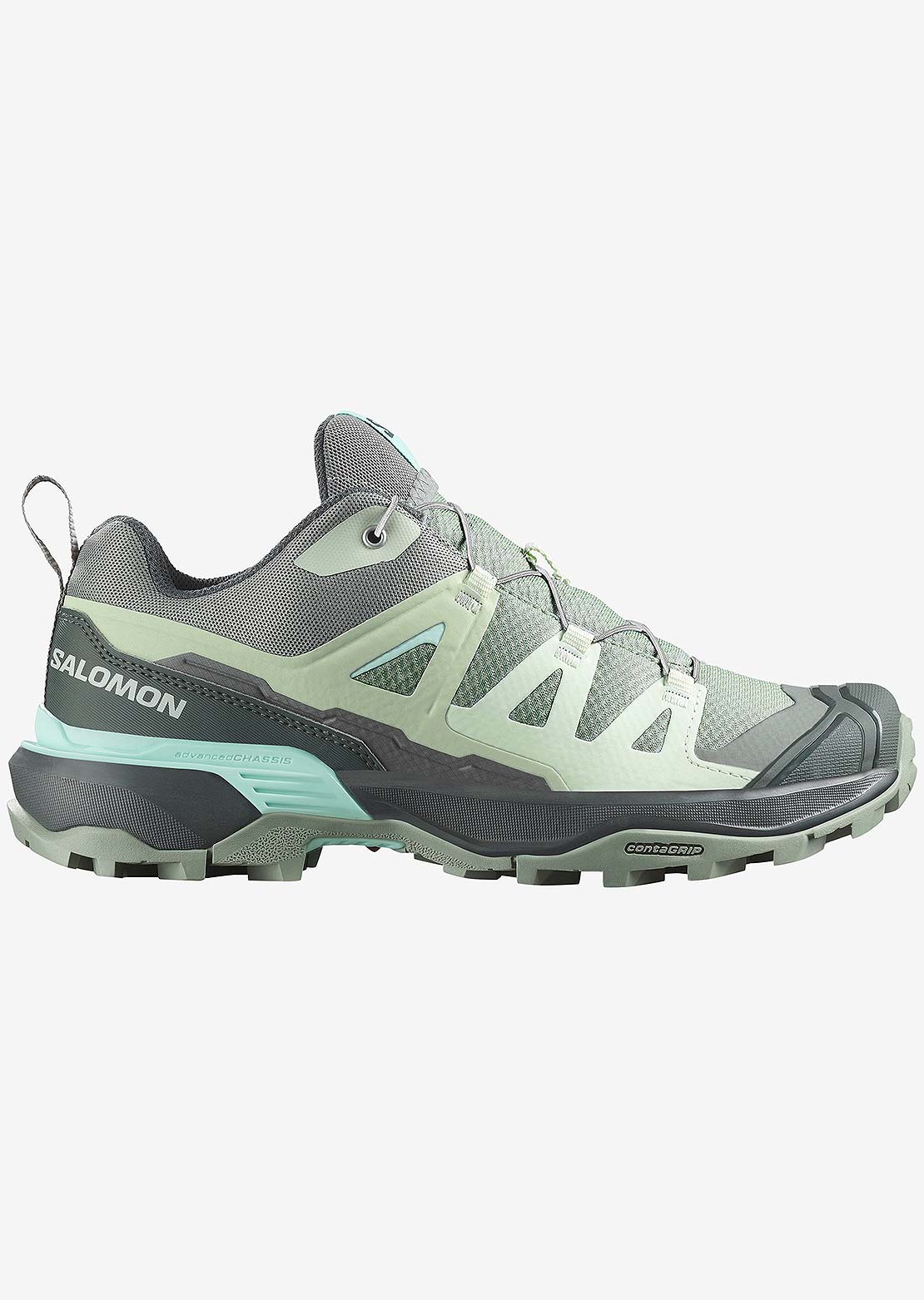 Salomon Women&#39;s X Ultra 360 Shoes Green Milieu/Urban Chic/Clearly Aqua