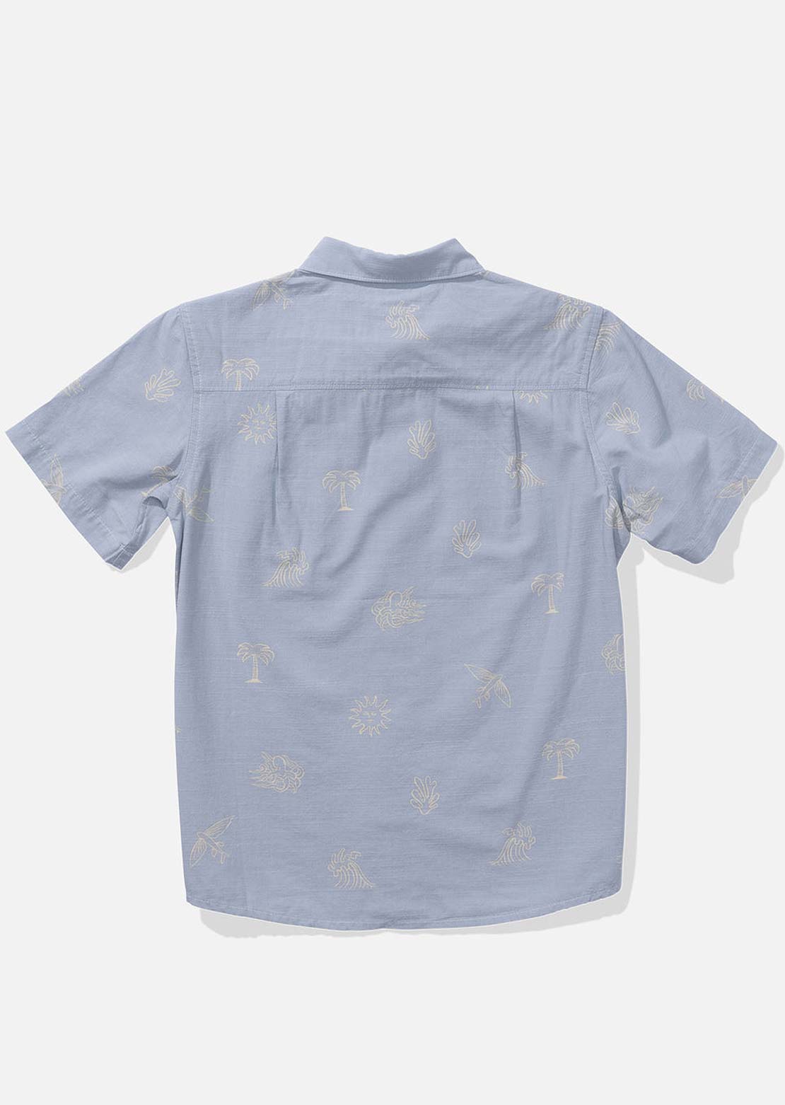 Salty Crew Junior Good Vibes Woven Button Up Shirt