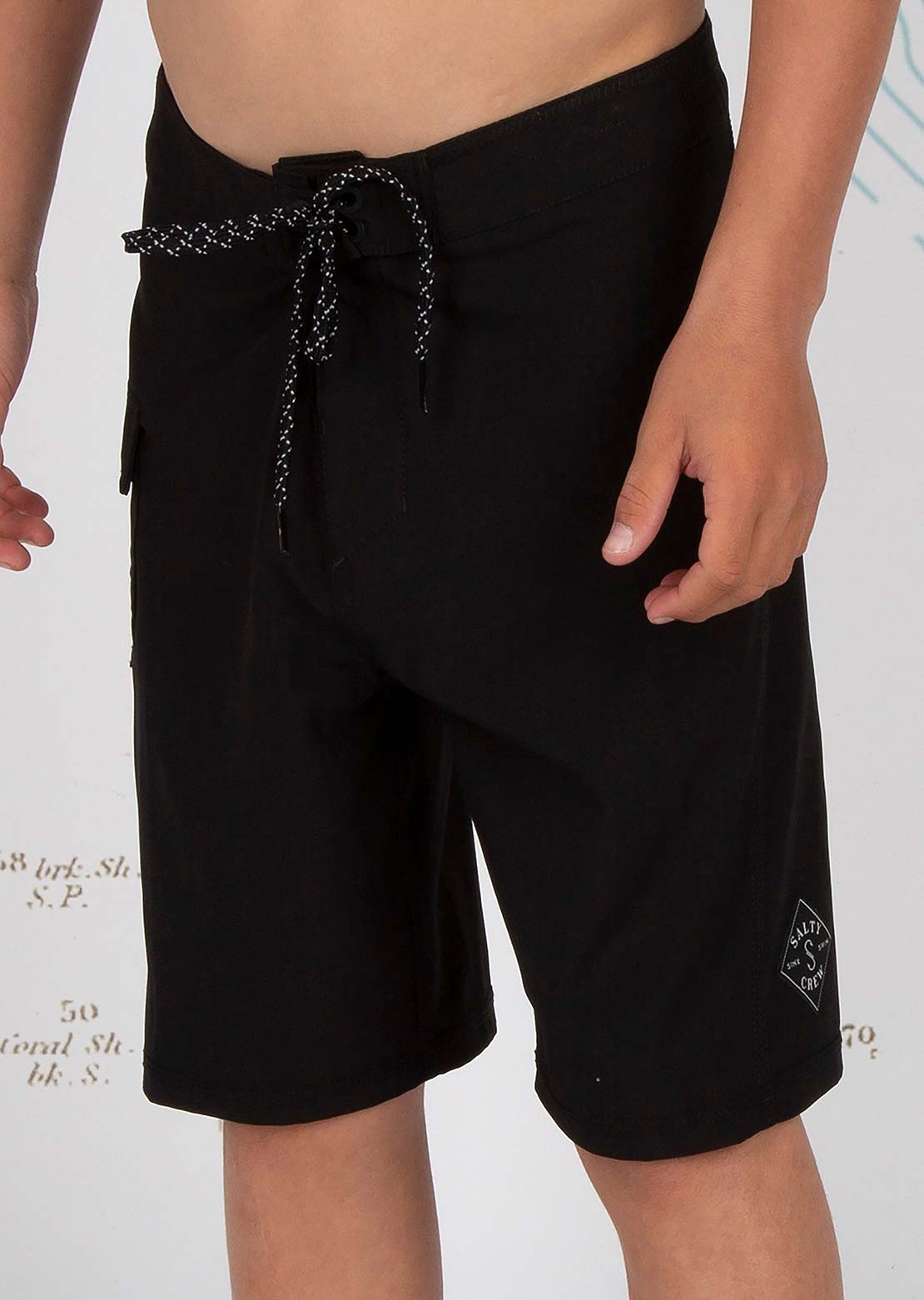 Salty Crew Junior Lowtide Boardshort Black