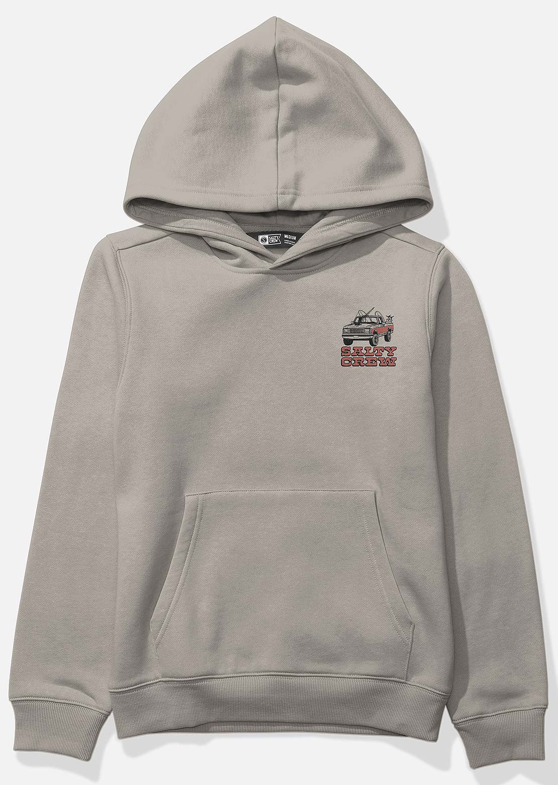 Salty Crew Junior Truck Stop Fleece Longsleeve Stone