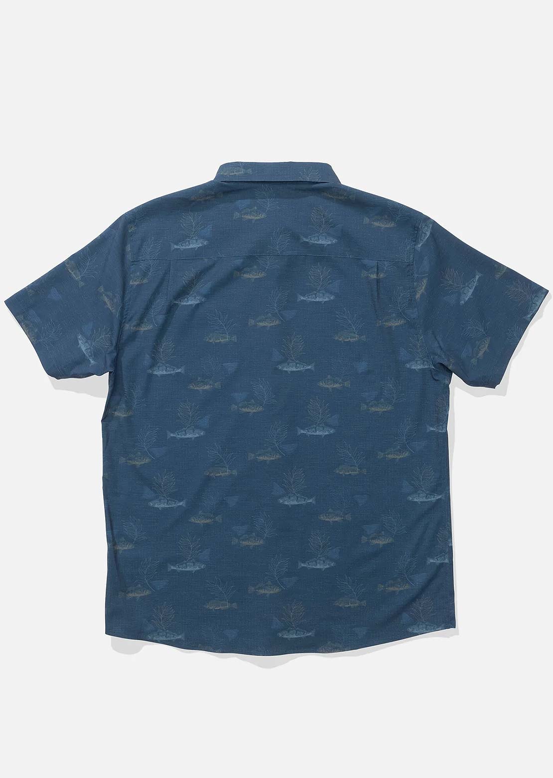 Salty Crew Men's Breezer Perf Button Up Shirt Navy