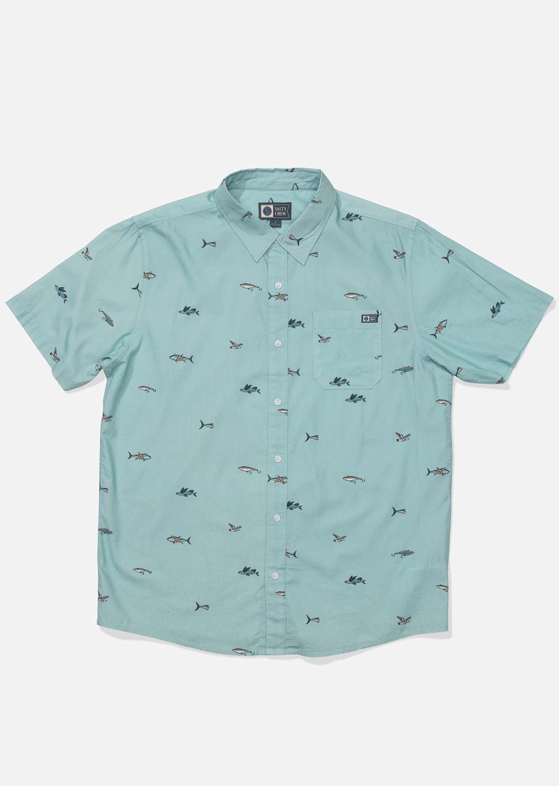 Salty Crew Men's Crew Button Up Shirt Seaside