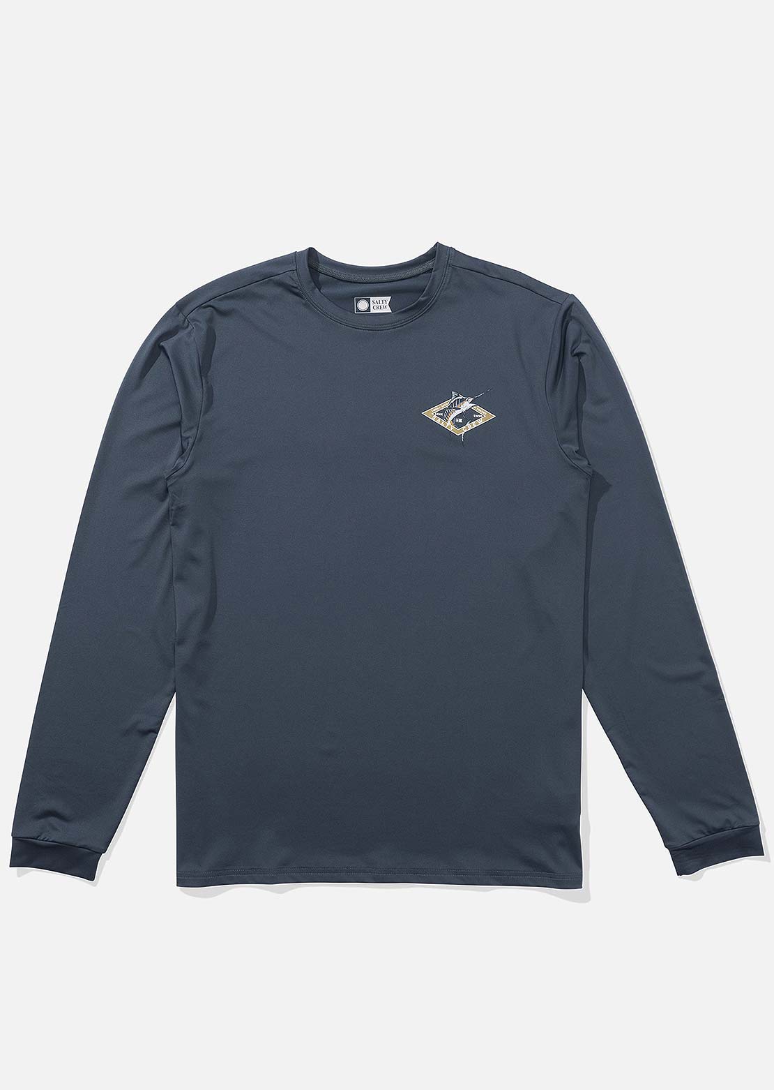 Salty Crew Men&#39;s Diamond Marlin Sunshirt Longsleeve Bluefin