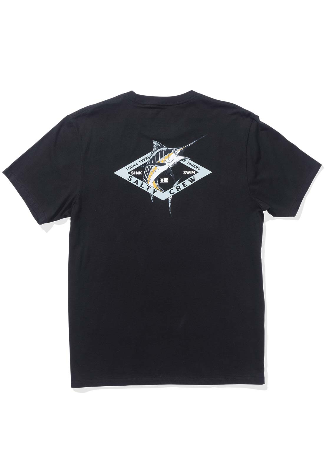 Salty Crew Men&#39;s Diamond Marlin T-Shirt Black