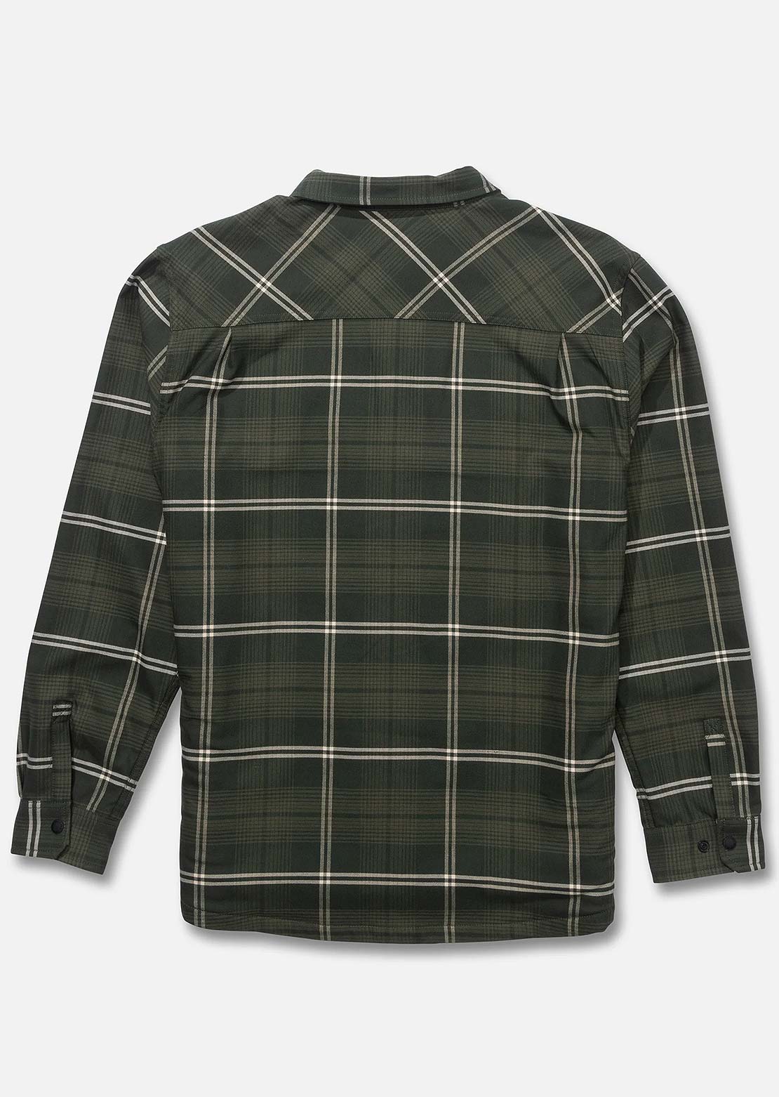 Salty Crew Men's Fathom Long Sleeve Tech Shacket Green