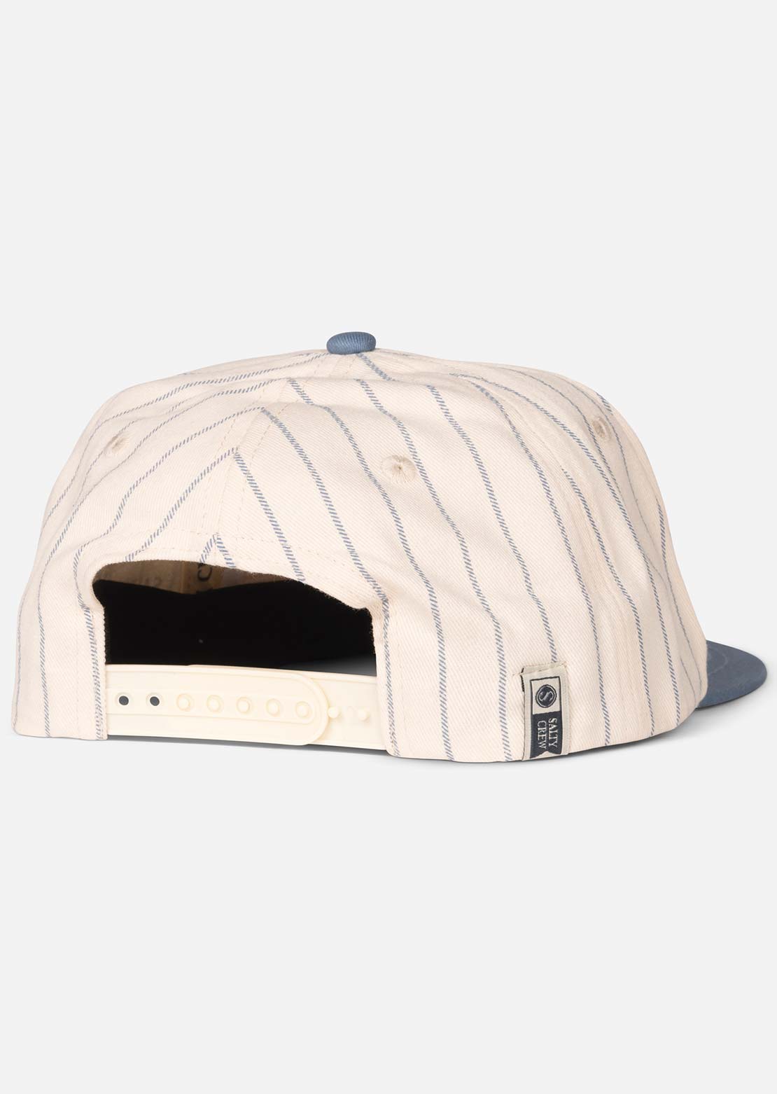 Salty Crew Men's Fish Market Snapback Cap Off White Slate