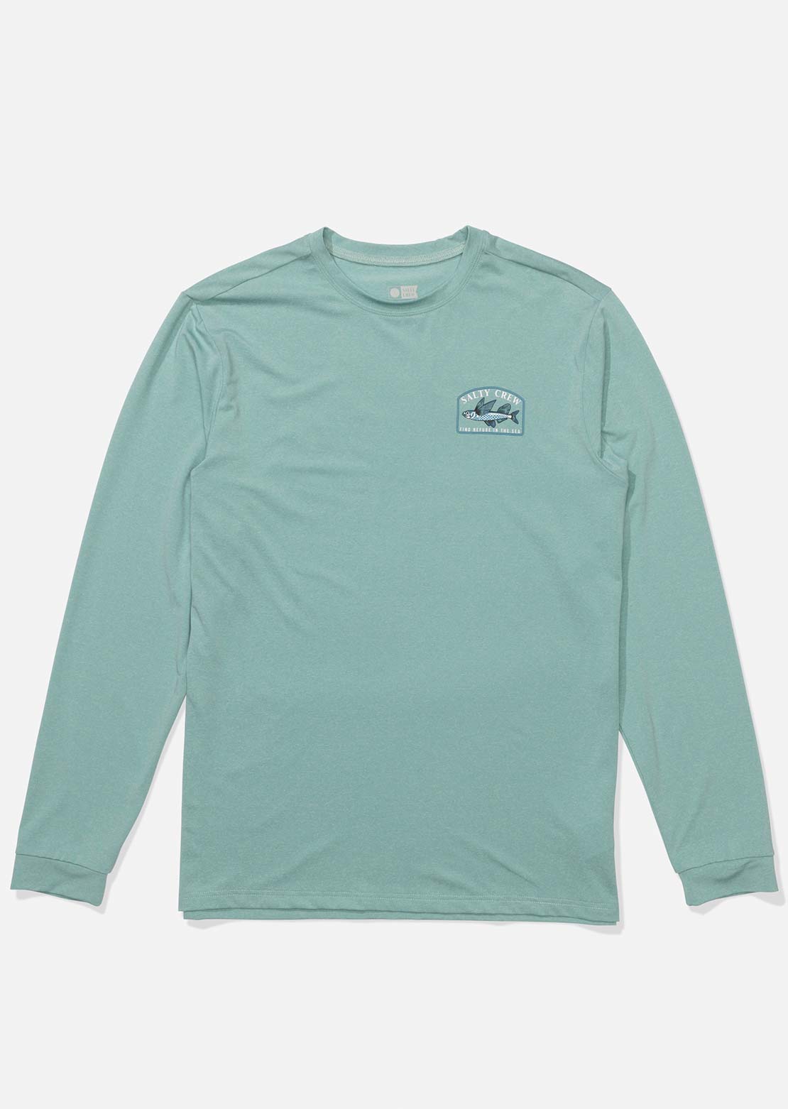 Salty Crew Men's Fly Home Longsleeve Sunshirt Seaside Heather