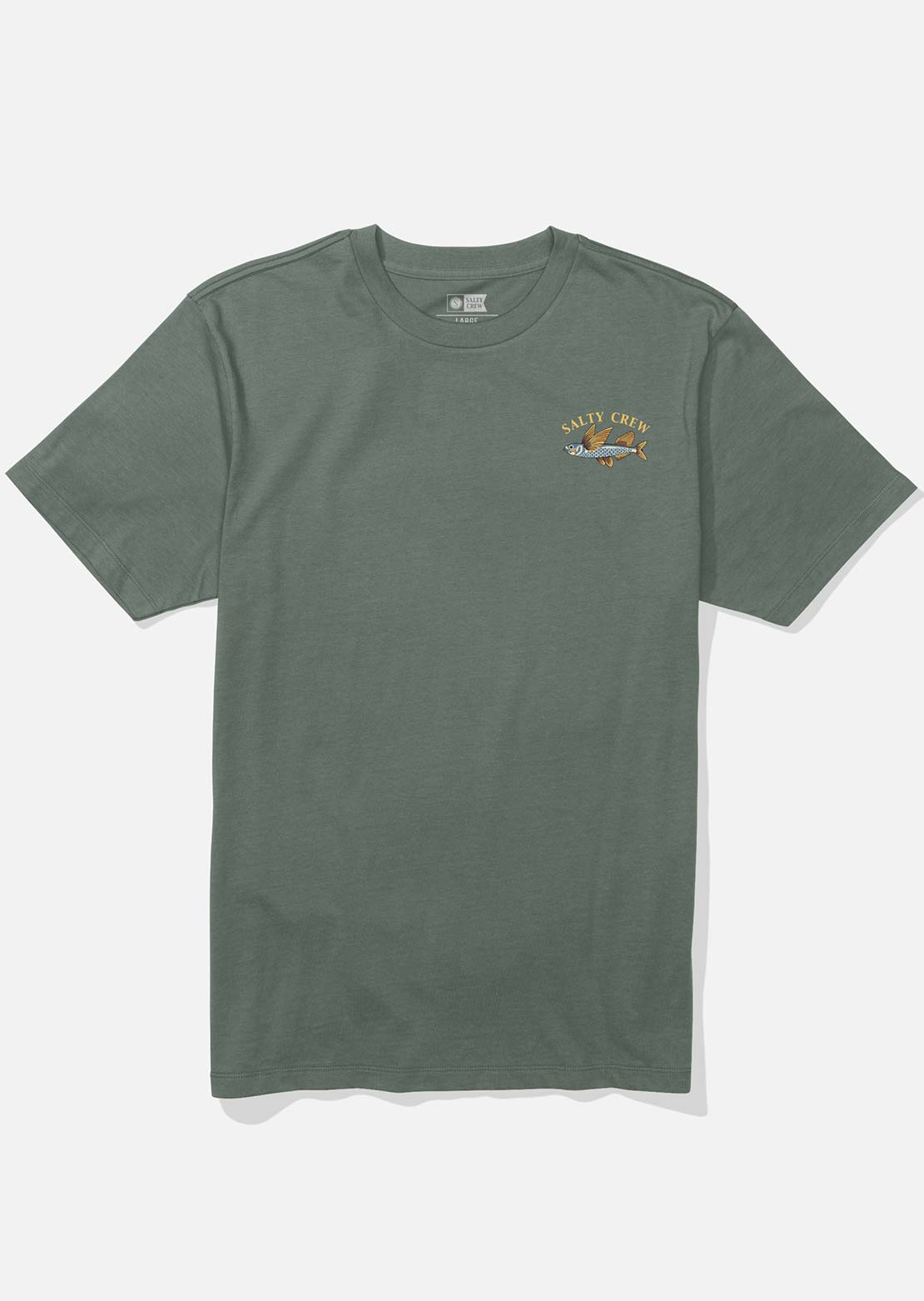 Salty Crew Men's Fly Home T-Shirt Leurel Wreath