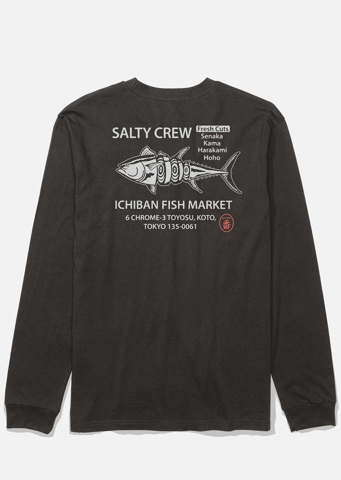 Salty Crew Men's Ichiban Longsleeve Black
