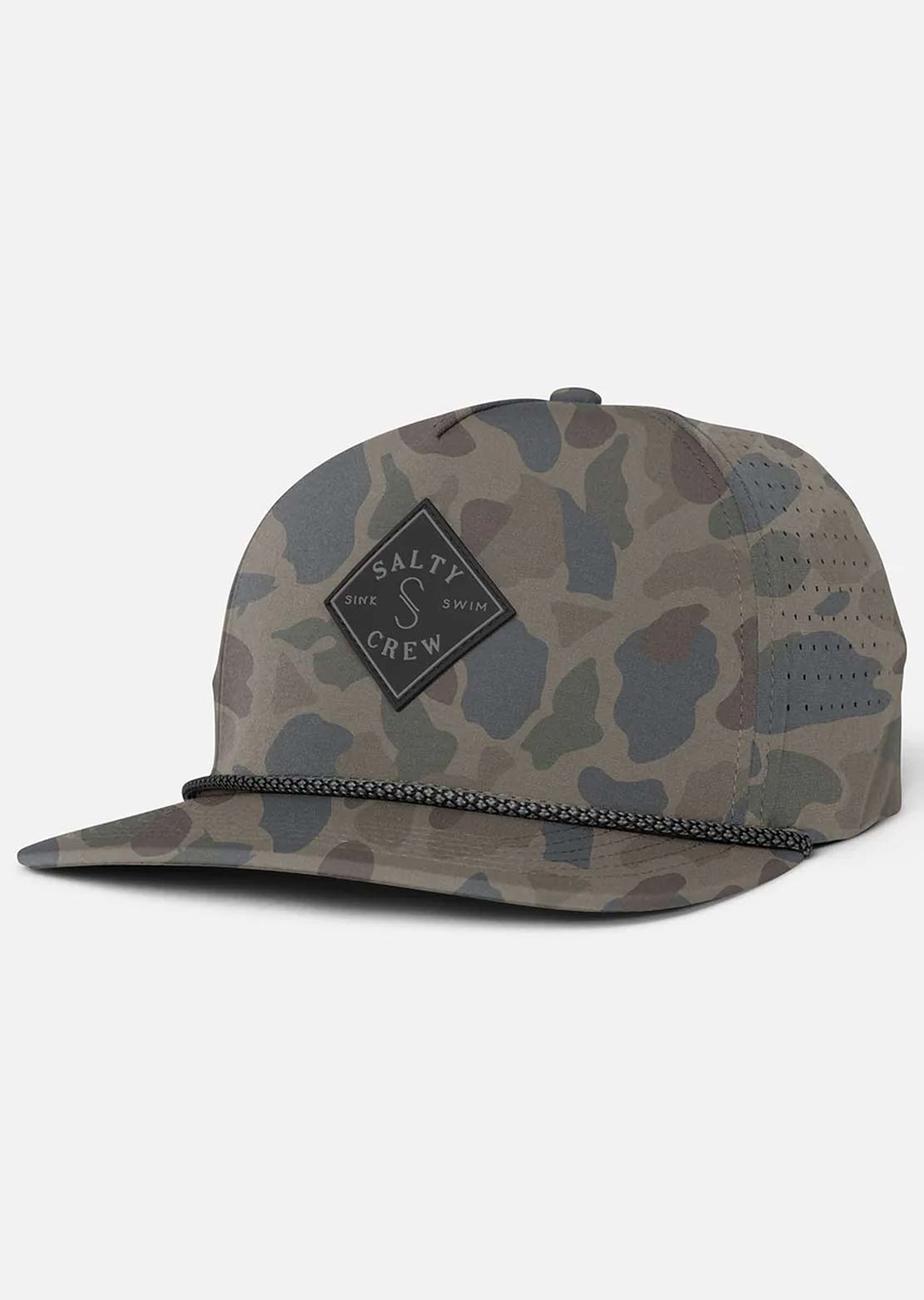 Salty Crew Men's Long Range Snapback Cap