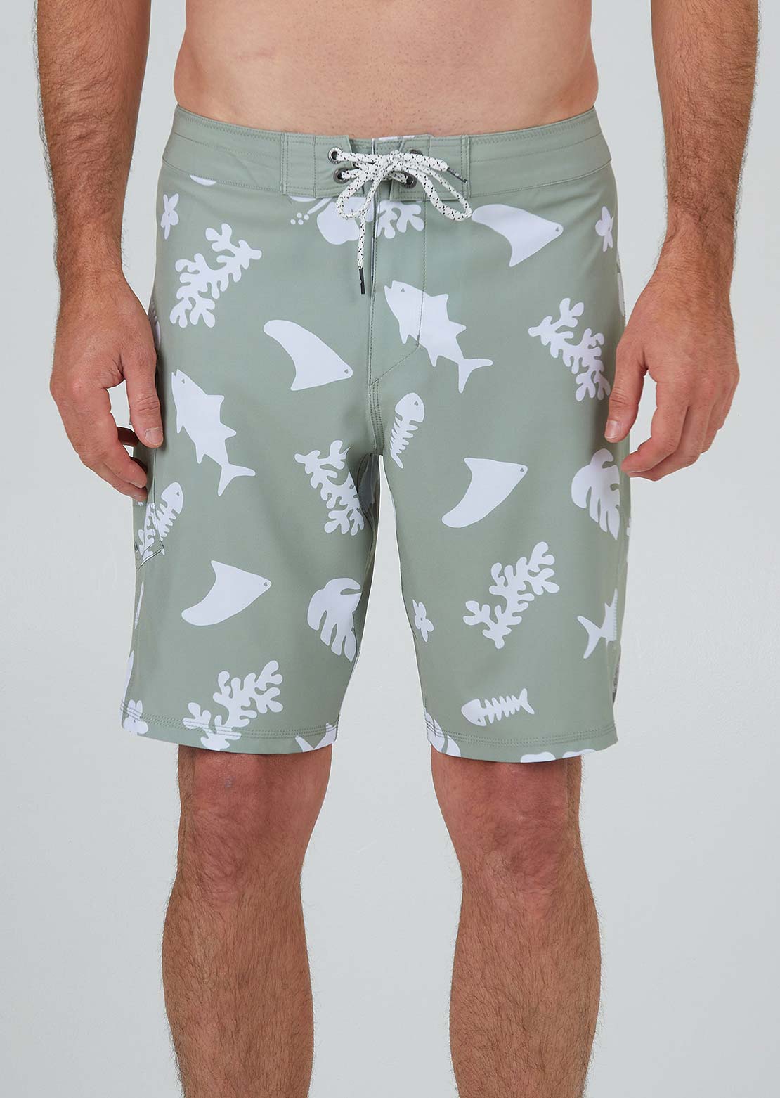 Salty Crew Men&#39;s Lowtide Boardshorts Dusty Sage