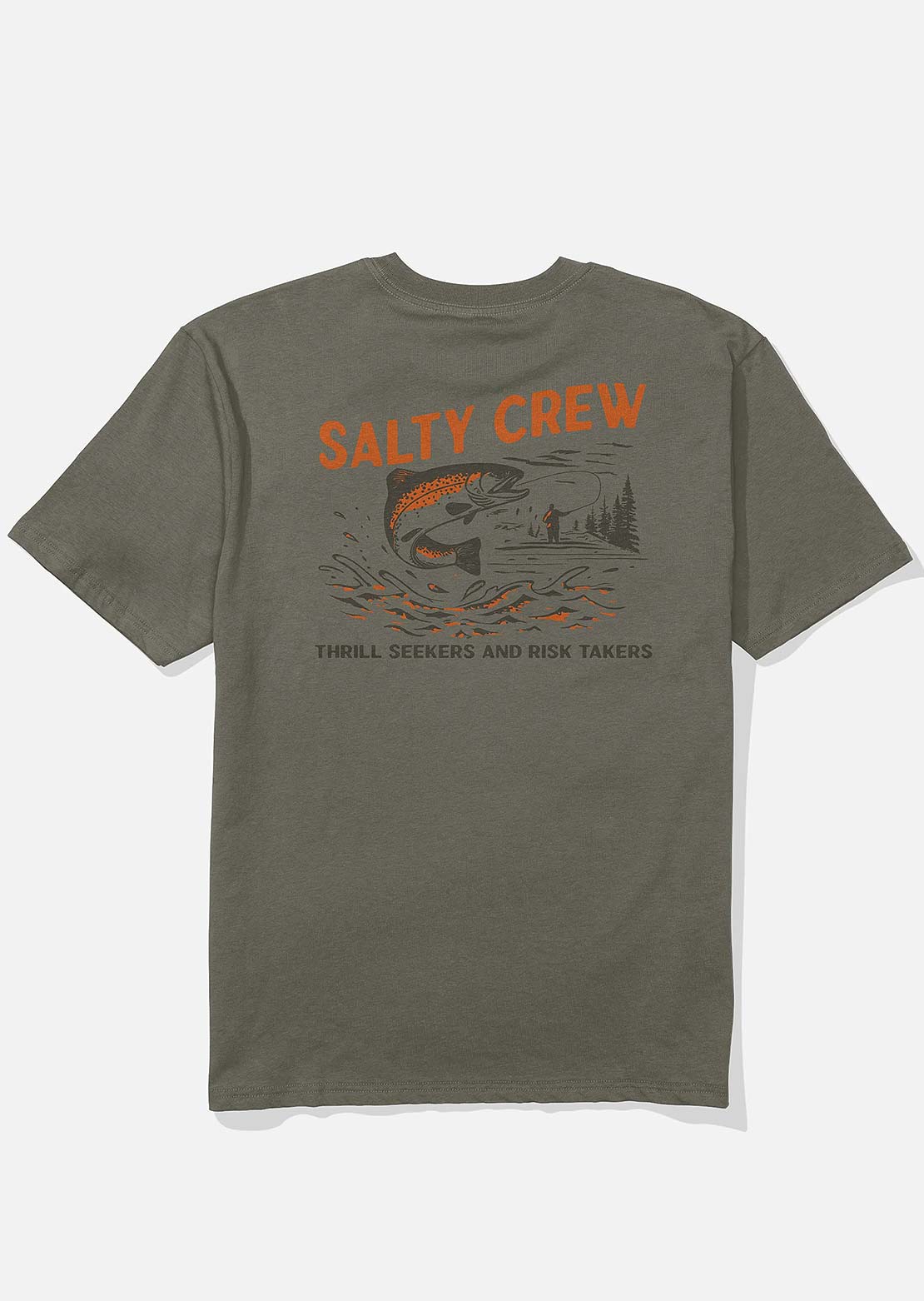 Salty Crew Men's Nature Classic T-Shirt Dusty Olive