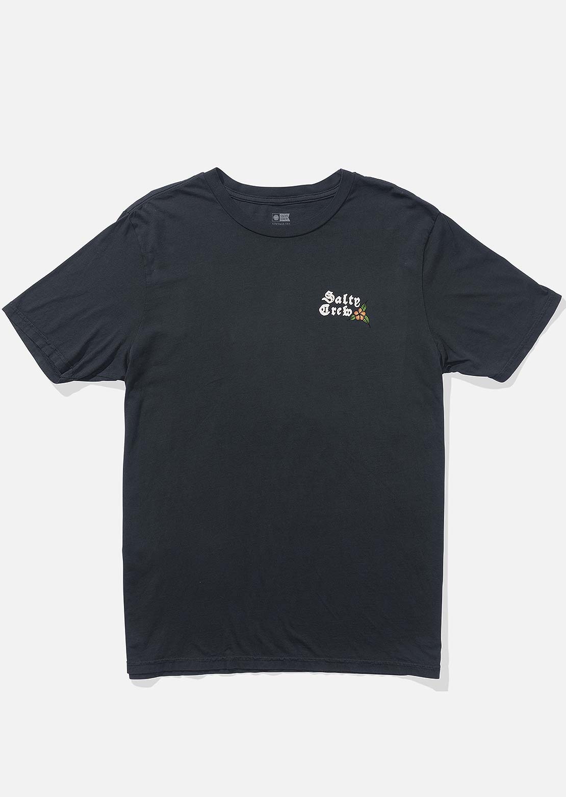 Salty Crew Men&#39;s Old School Vintage T-Shirt Vintage Black