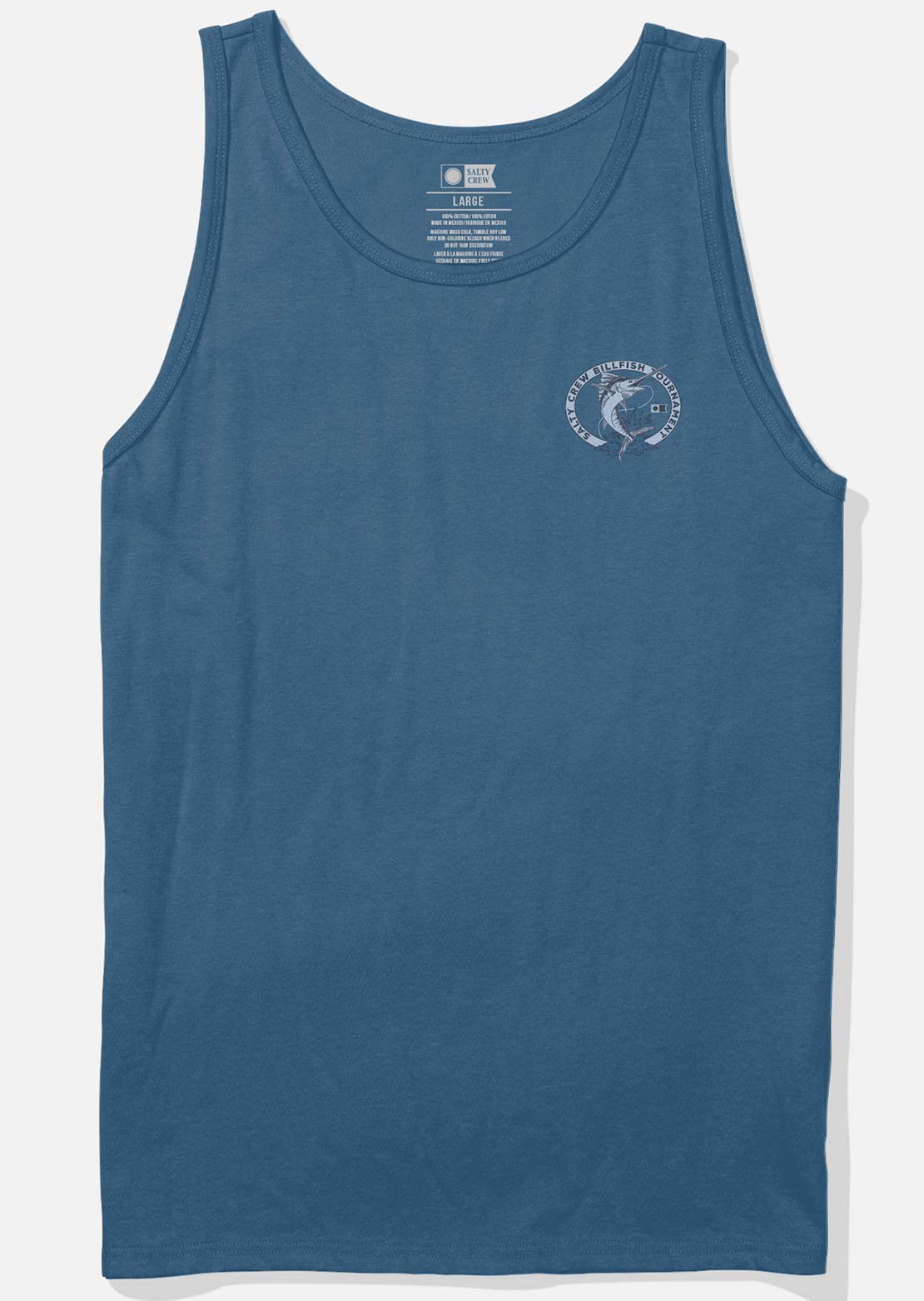 Salty Crew Men's Shootout Tank Cast Blue