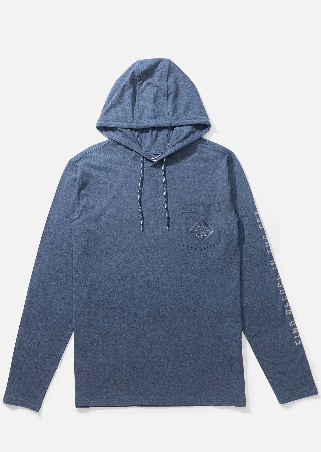 Salty Crew Men&#39;s Tippet Tech Hood Deep Sea