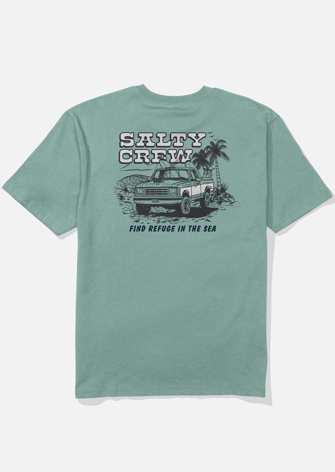 Salty Crew Men's Truck Stop Classic T-Shirt Mackerel