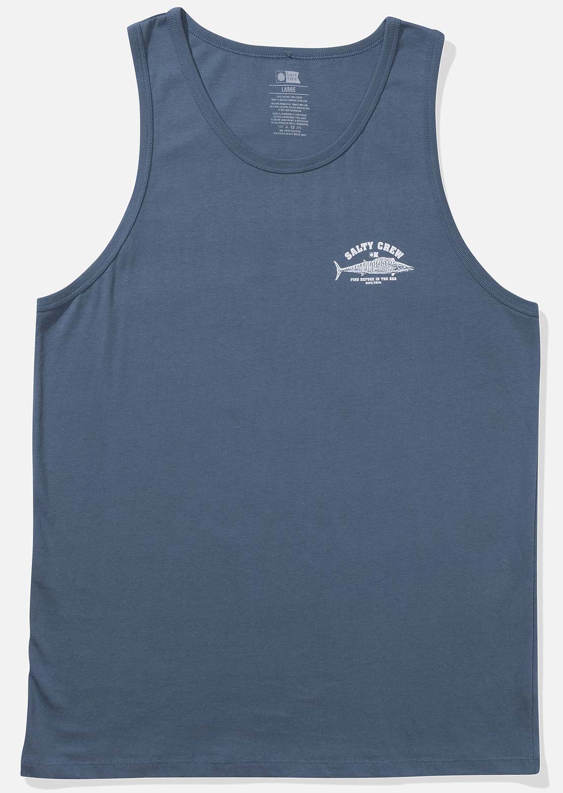 Salty Crew Men&#39;s Wahoo Stamp Tank Slate