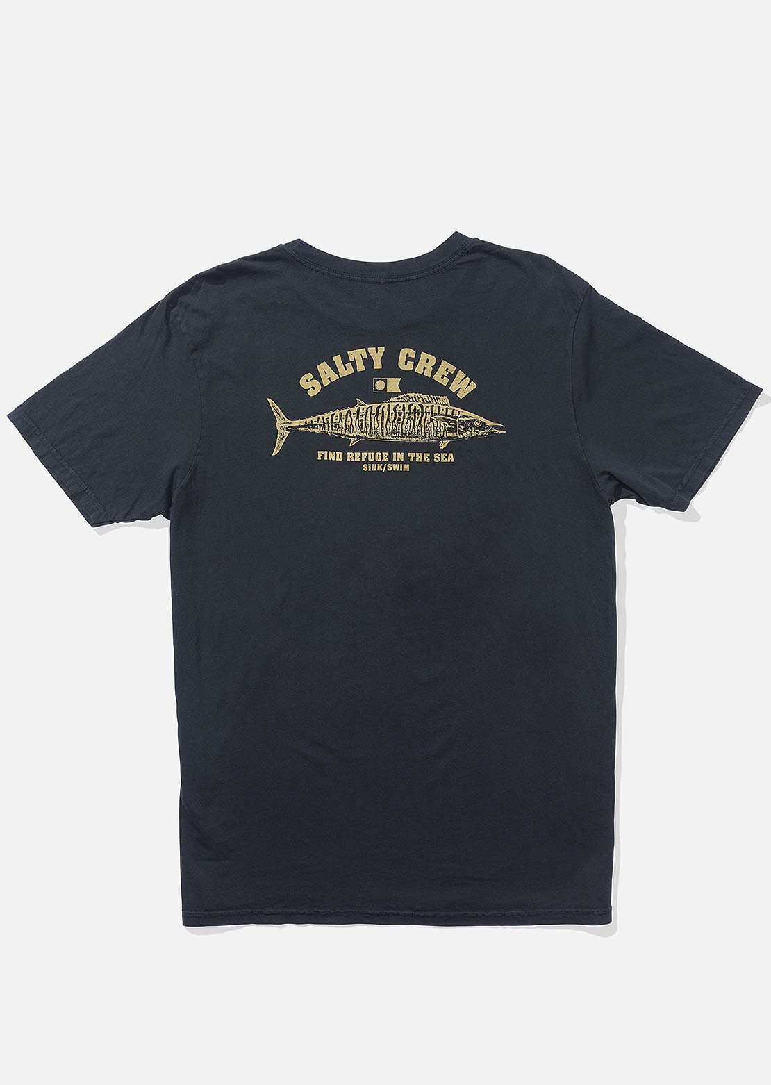 Salty Crew Men&#39;s Wahoo Stamp Vintage T-Shirt Vintage Black