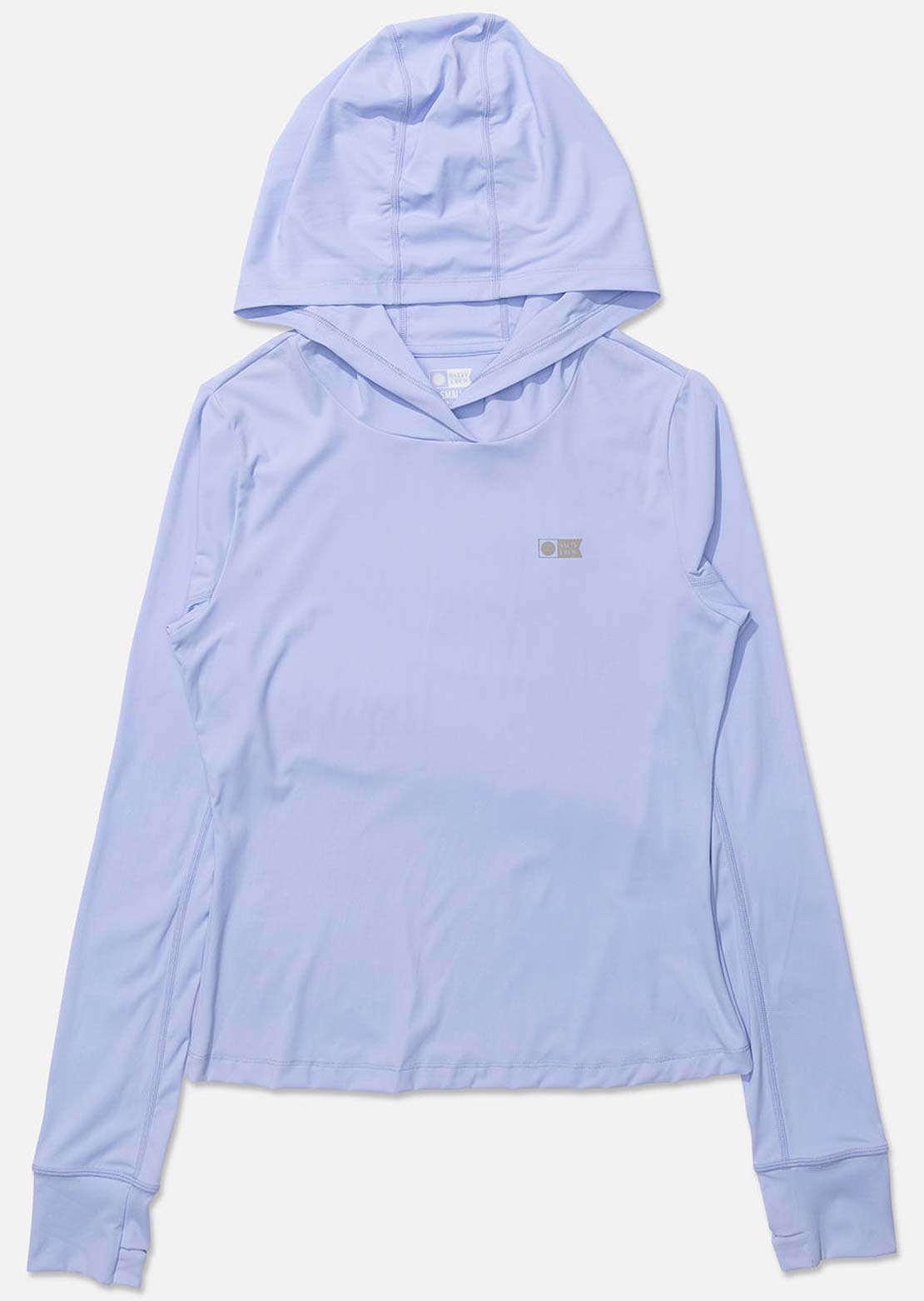 Salty Crew Women&#39;s Alpha Hooded Rashguard Violet Blue