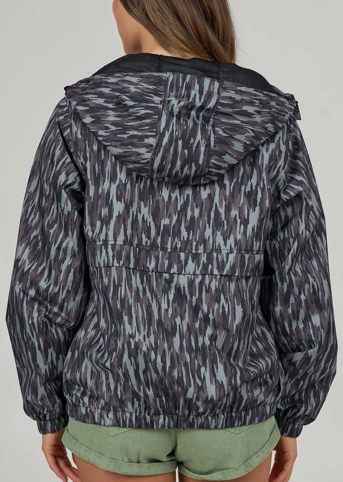 Salty Crew Women's Barrier Windbreaker Camo