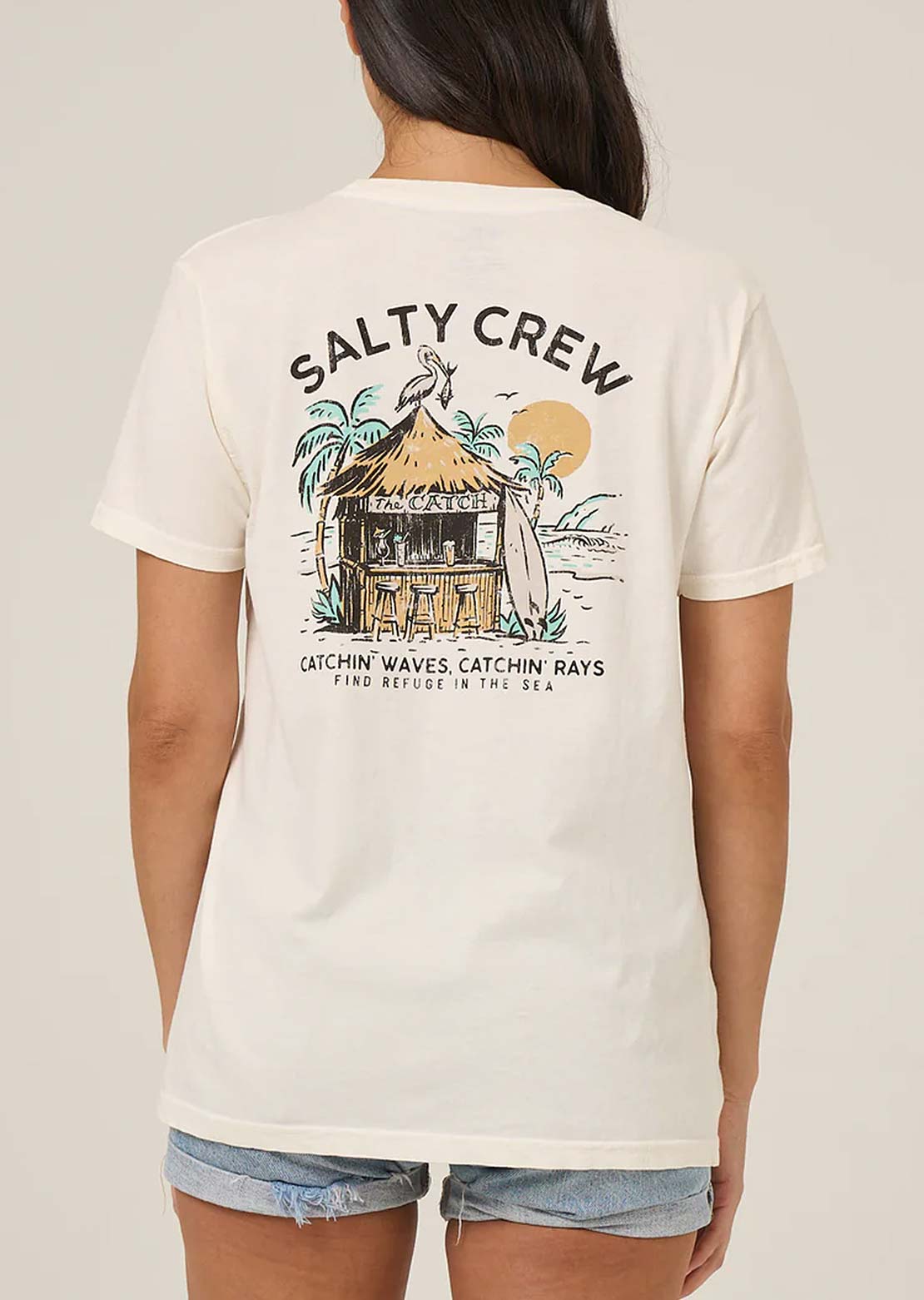 Salty Crew Women's Beach Hut Boyfriend T-Shirt