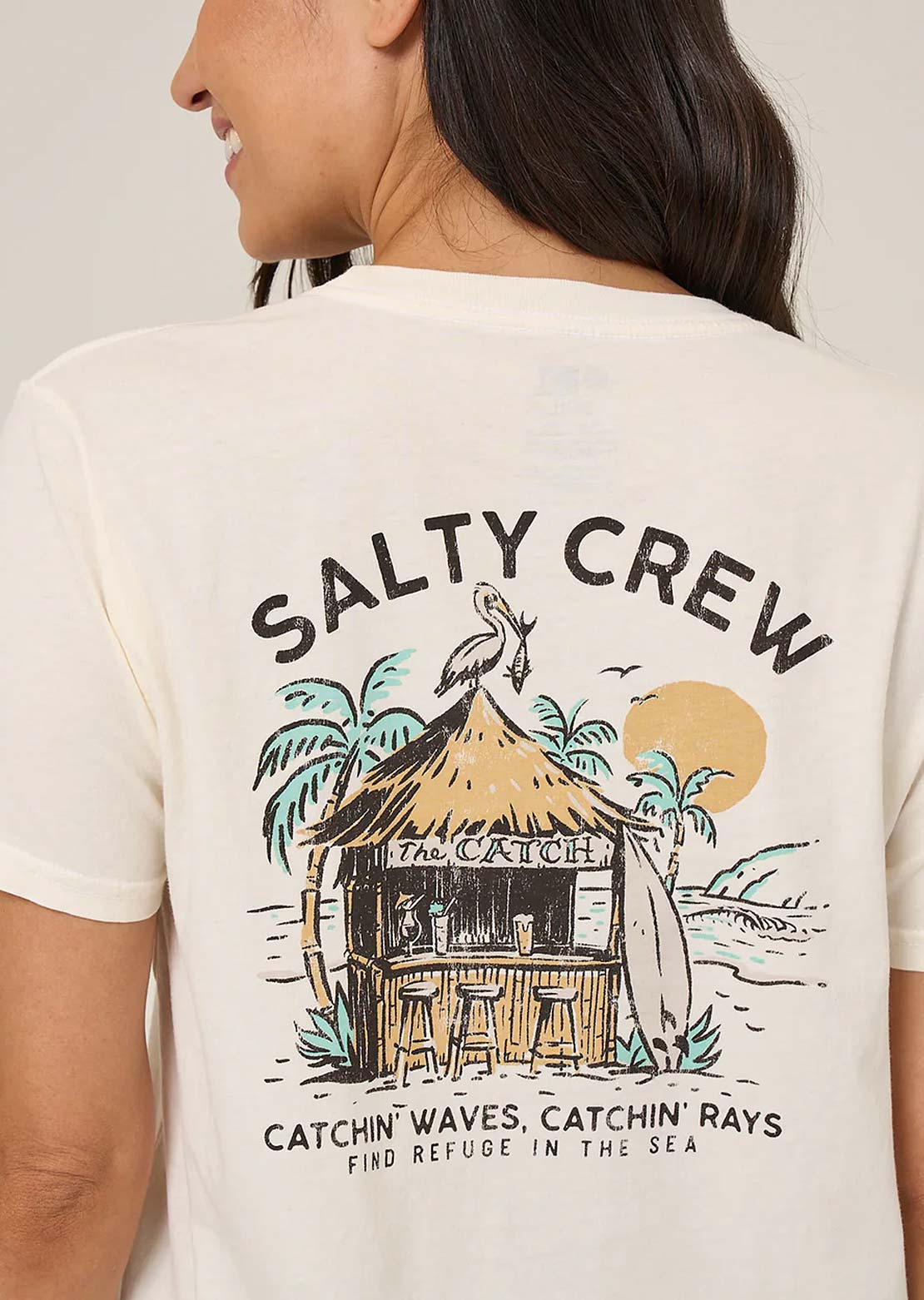 Salty Crew Women's Beach Hut Boyfriend T-Shirt