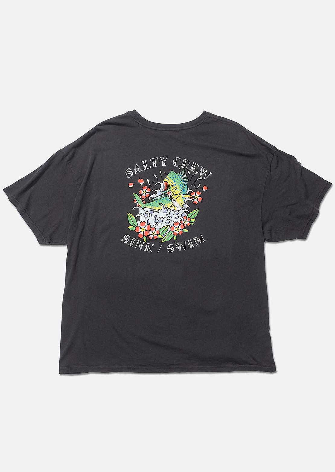 Salty Crew Women&#39;s Hopper Cover Up T-Shirt Charcoal