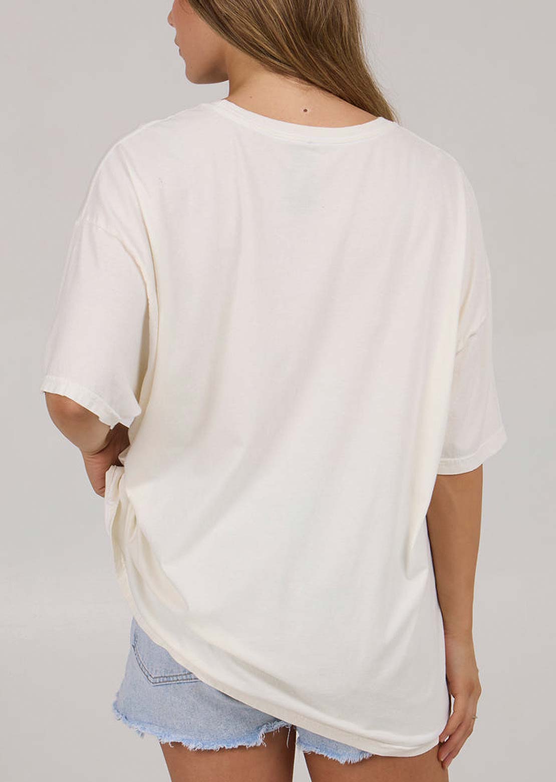 Salty Crew Women&#39;s Hopper Cover Up T-Shirt Off White